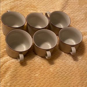 Countryside Stoneware collection.  Cups-set of six.